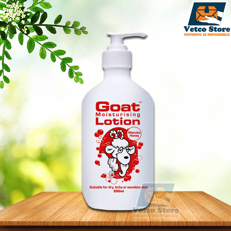 Dưỡng thể Goat Moisturizing Lotion Mật ong Manuka 500ml