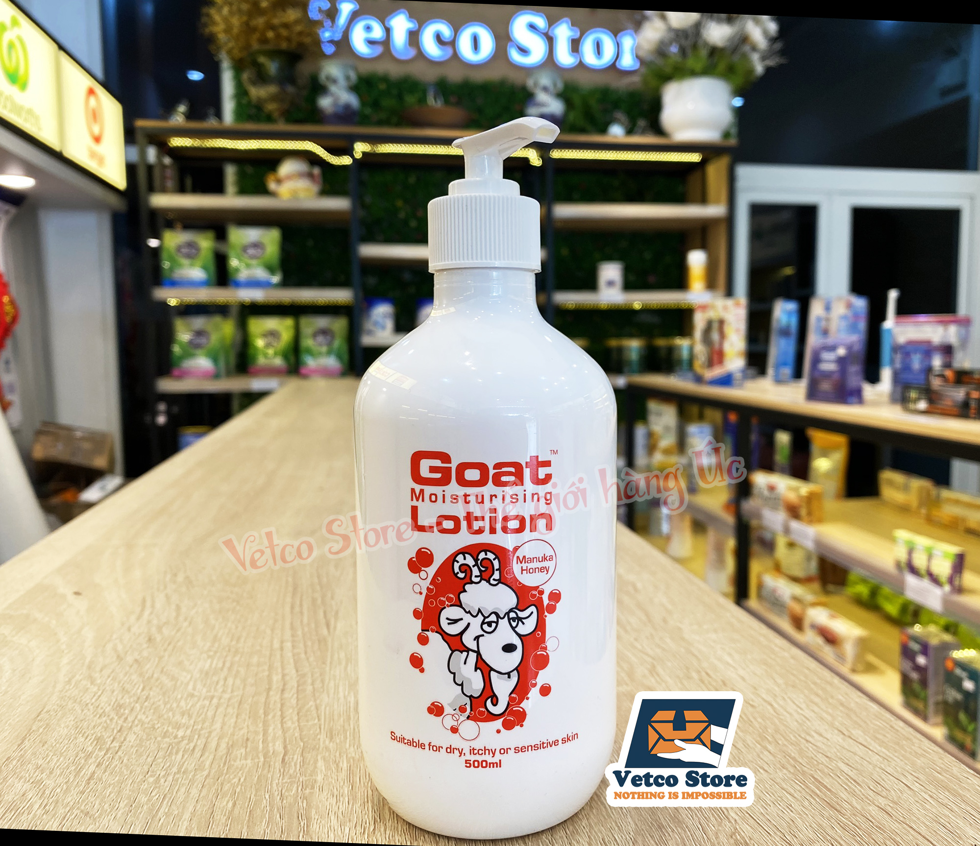 Dưỡng thể Goat Moisturizing Lotion Mật ong Manuka 500ml 4