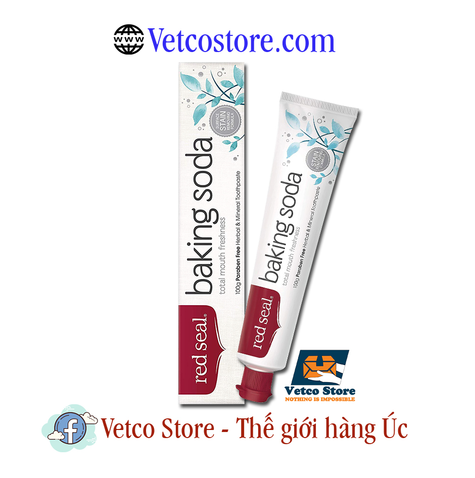 Kem đánh răng Red Seal Baking Soda 100g 1