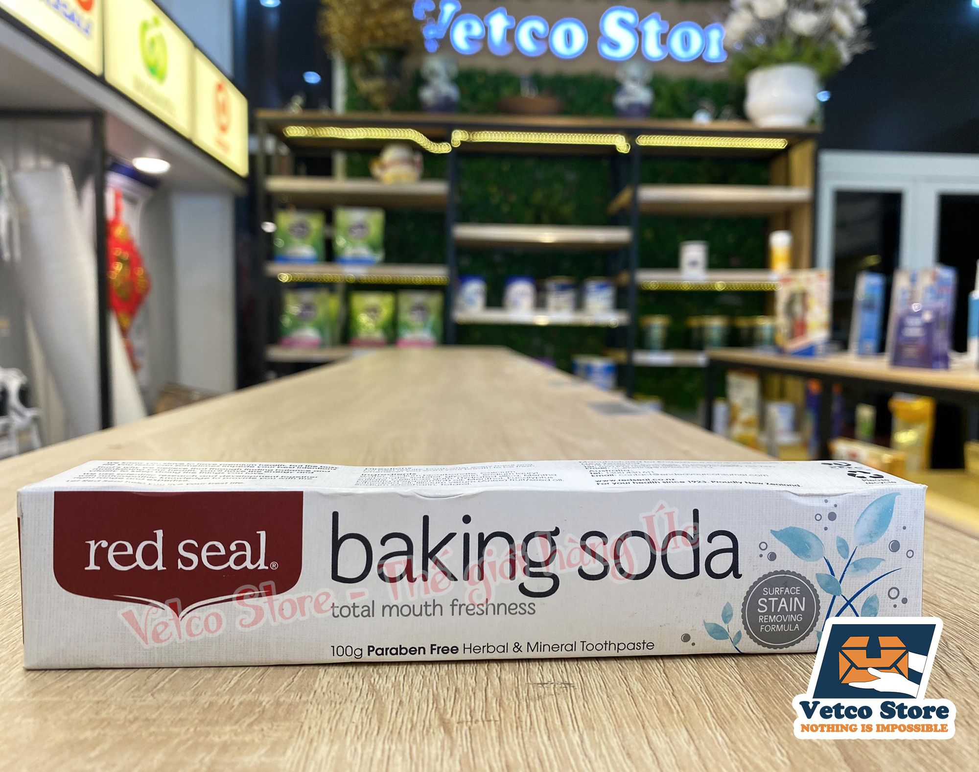 Kem đánh răng Red Seal Baking Soda 100g 6