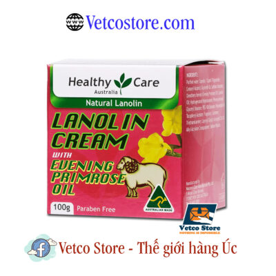 Kem nhau thai cừu Lanolin và Tinh dầu hoa anh thảo Healthy Care 100g 1