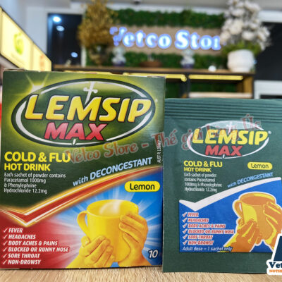 Lemsip Max Decongestant Cold n Flu vị Chanh 10 gói 6
