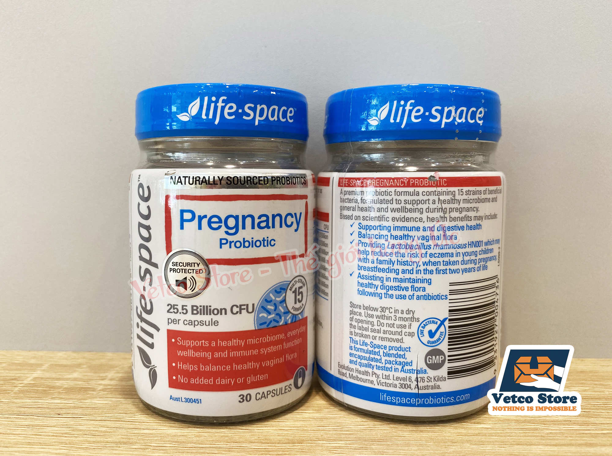 Men vi sinh cho bà bầu LifeSpace Pregnnacy Probiotic 30 viên 5-1
