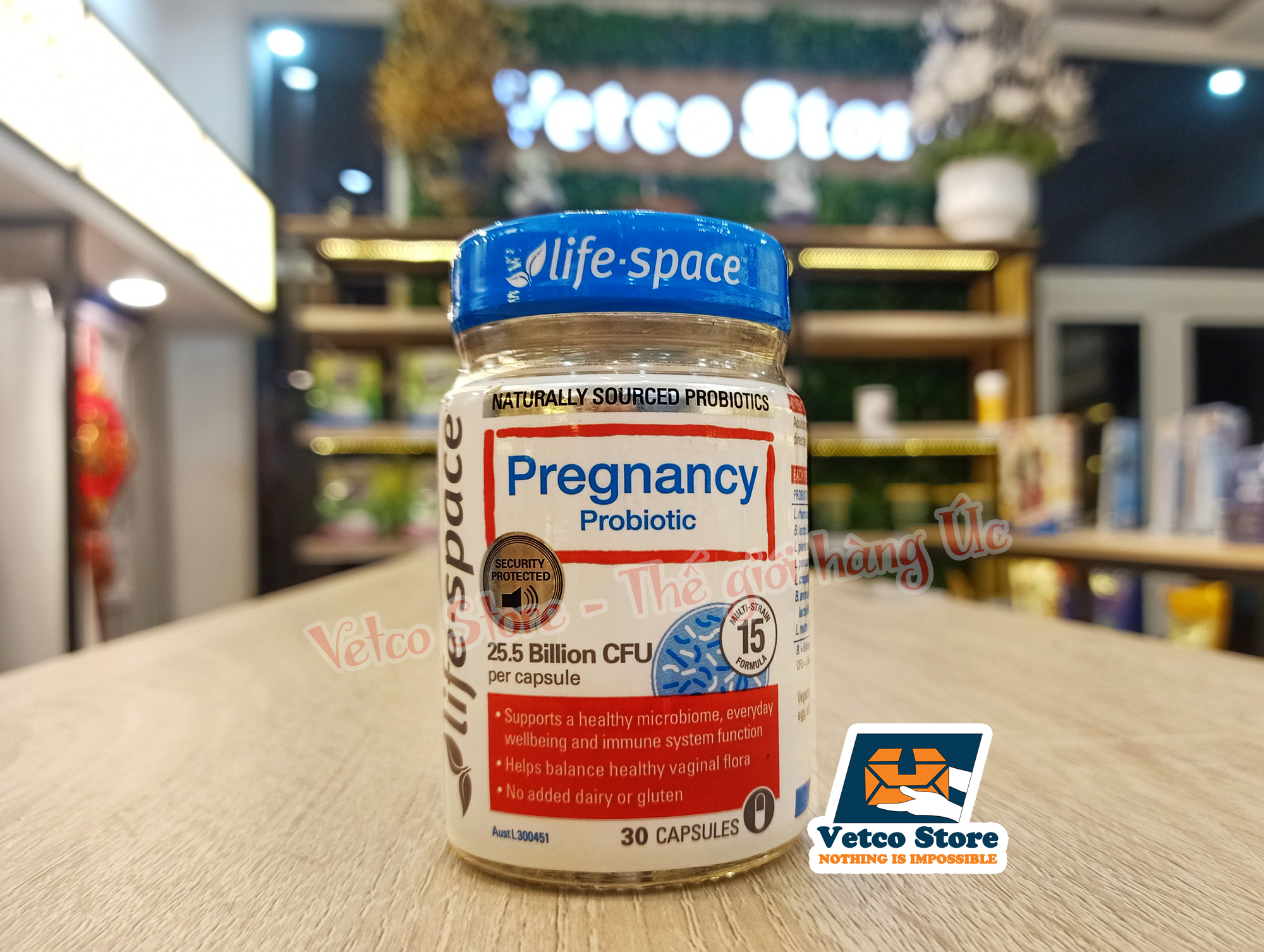 Men vi sinh cho bà bầu LifeSpace Pregnnacy Probiotic 30 viên 5