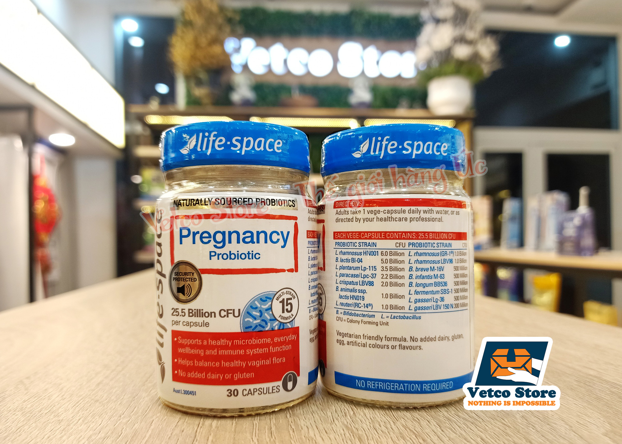 Men vi sinh cho bà bầu LifeSpace Pregnnacy Probiotic 30 viên 6