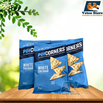 Bánh Snack PopCorners bịch nhỏ 28g vị White Cheddar