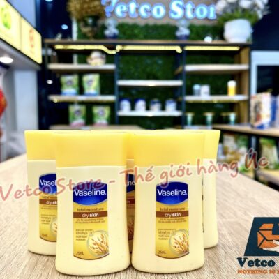 Dưỡng thể Vaseline Total Moisture Dry Skin mini size 25ml 1