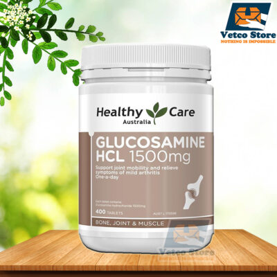 Viên uống giảm đau nhức xương khớp Healthy Care Glucosamine HCL 1500mg 400 viên