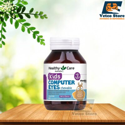Viên nhai hỗ trợ mắt cho bé Healthy Care Kids Computer Eyes 60v (vị Berry)