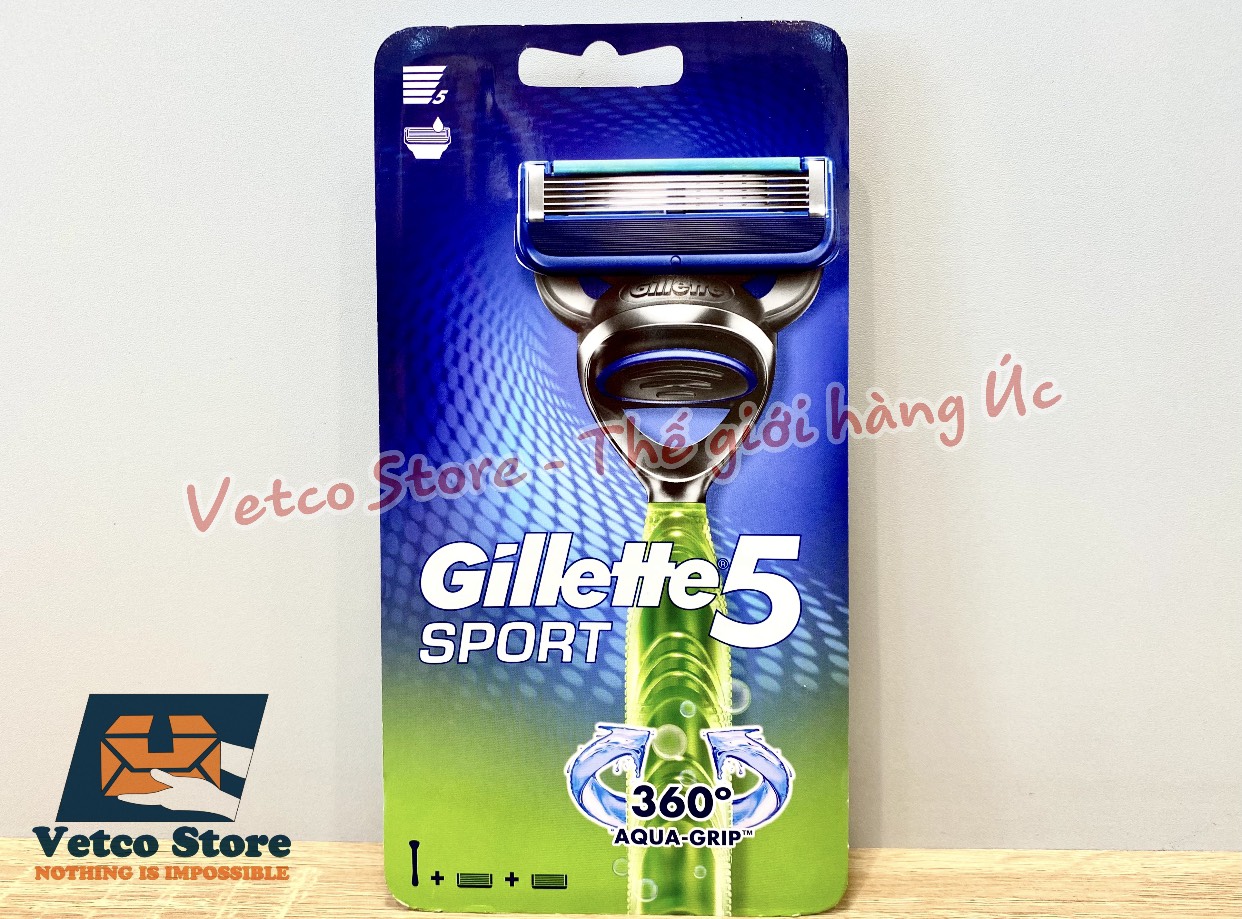Set dao cạo râu Gillette Sport 1 lưỡi dao cạo2
