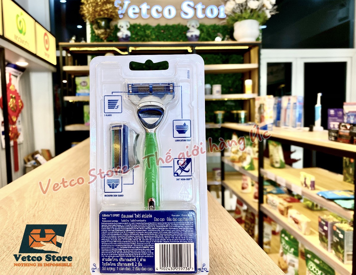 Set dao cạo râu Gillette Sport 1 lưỡi dao cạo3
