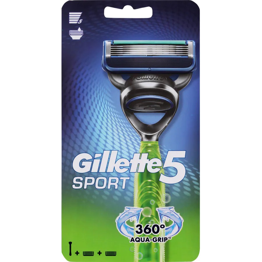 Set dao cạo râu Gillette Sport 1 lưỡi dao cạo4-1