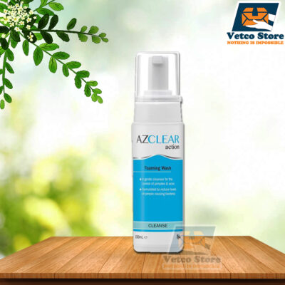 Sữa rửa mặt tạo bọt Azclear Action hỗ trợ kiểm soát mụn 150ml