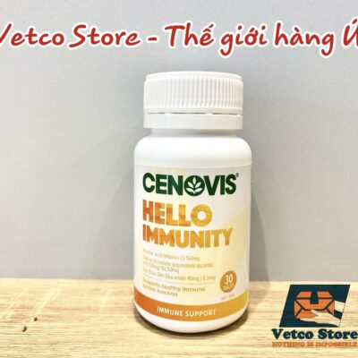 Viên uống hỗ trợ hệ miễn dịch Cenovis Hello Immunity 30v3