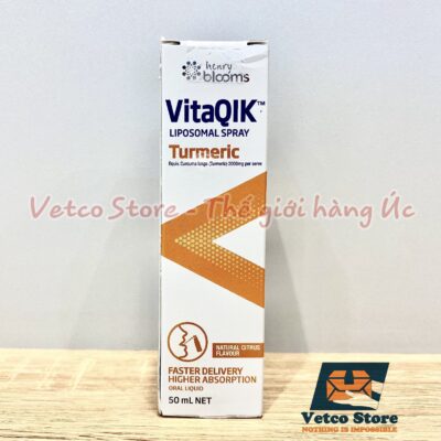 Vitaqik Turmeric Spray vị cam 50ml