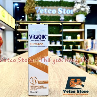 Vitaqik Turmeric Spray vị cam 50ml