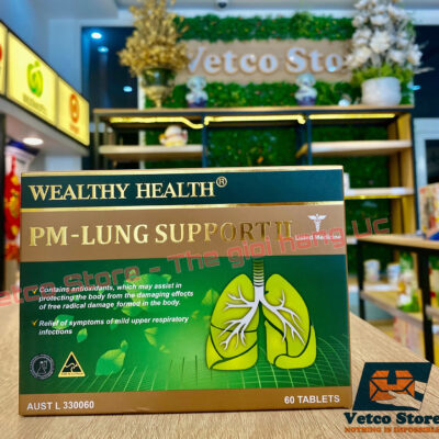 Viên uống bổ phổi Wealthy Health PM Lung Support