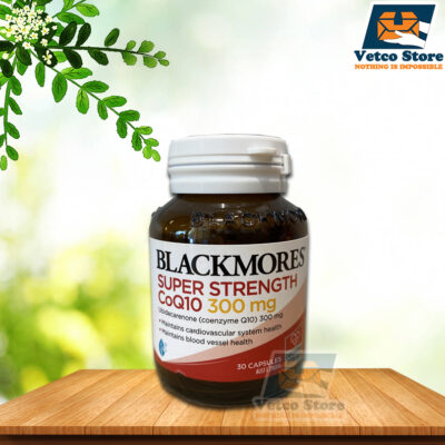 Viên uống bổ sung CoQ10 hàm lượng cao Blackmores Super Strength CoQ10 300mg hộp 30 viên