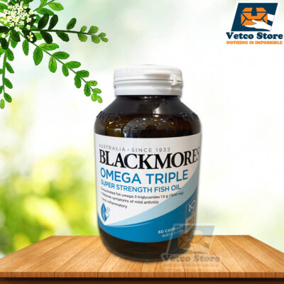 Dầu cá Blackmores Omega Triple Super Strength hộp 60 viên