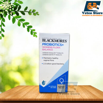 Viên uống bổ sung men vi sinh cho nữ Blackmores Probiotics Women Flora Balance hộp 30 viên