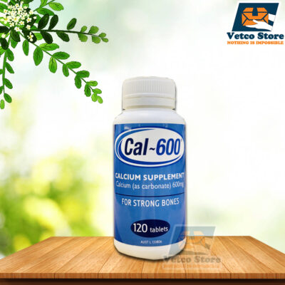 Viên uống bổ sung Canxi Cal-600 hộp 120 viên