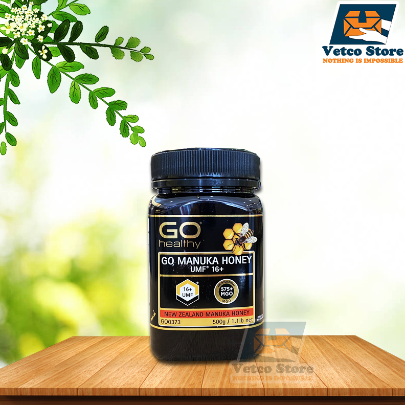 Mật ong Manuka của Go Healthy hàm lượng UMF 16+ (MGO 575+) hộp 500g