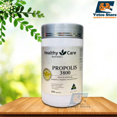 Viên uống keo ong Healthy Care Propolis 3800 hộp 200 viên