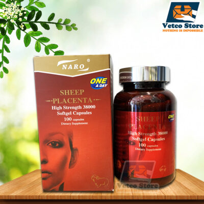 Viên uống nhau thai cừu Nano Sheep Placenta High Strength 38000 hộp 100 viên