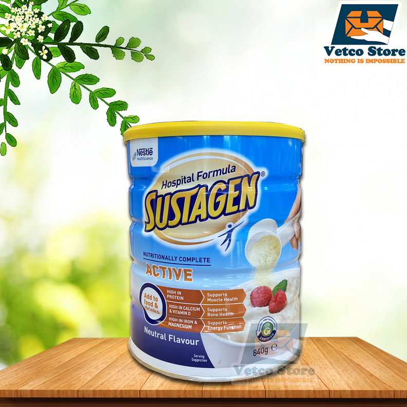 Sữa Sustagen Active không vị hộp 840g