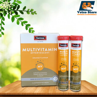 Viên sủi bổ sung nhiều vitamin Swisse Ultivite Multivitamin tuýp 20 viên vị cam