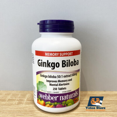 Webber Naturals Ginkgo Biloba 250v_2