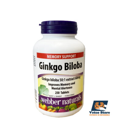 Webber Naturals Ginkgo Biloba 250v_3
