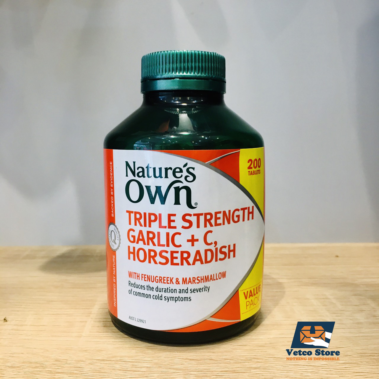 Nature Own Garlic C Horseradish 200v_2