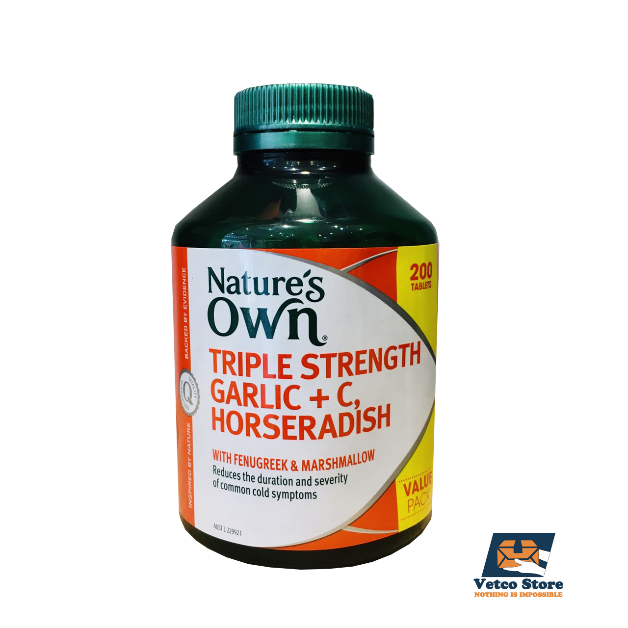 Nature Own Garlic C Horseradish 200v_3
