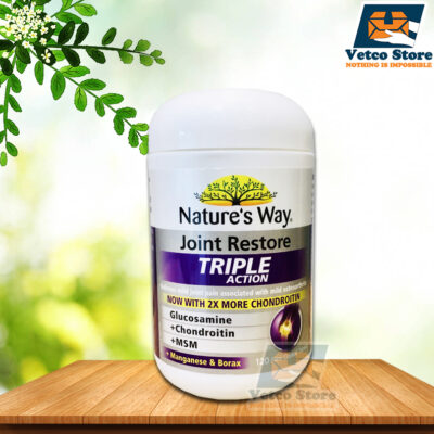 Viên uống hỗ trợ khớp Nature’s Way Joint Restore Triple Action hộp 120 viên
