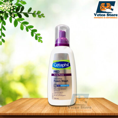 Sữa rửa mặt kiểm soát dầu Cetaphil Pro Acne Prone Oil Control Foam Wash 236ml