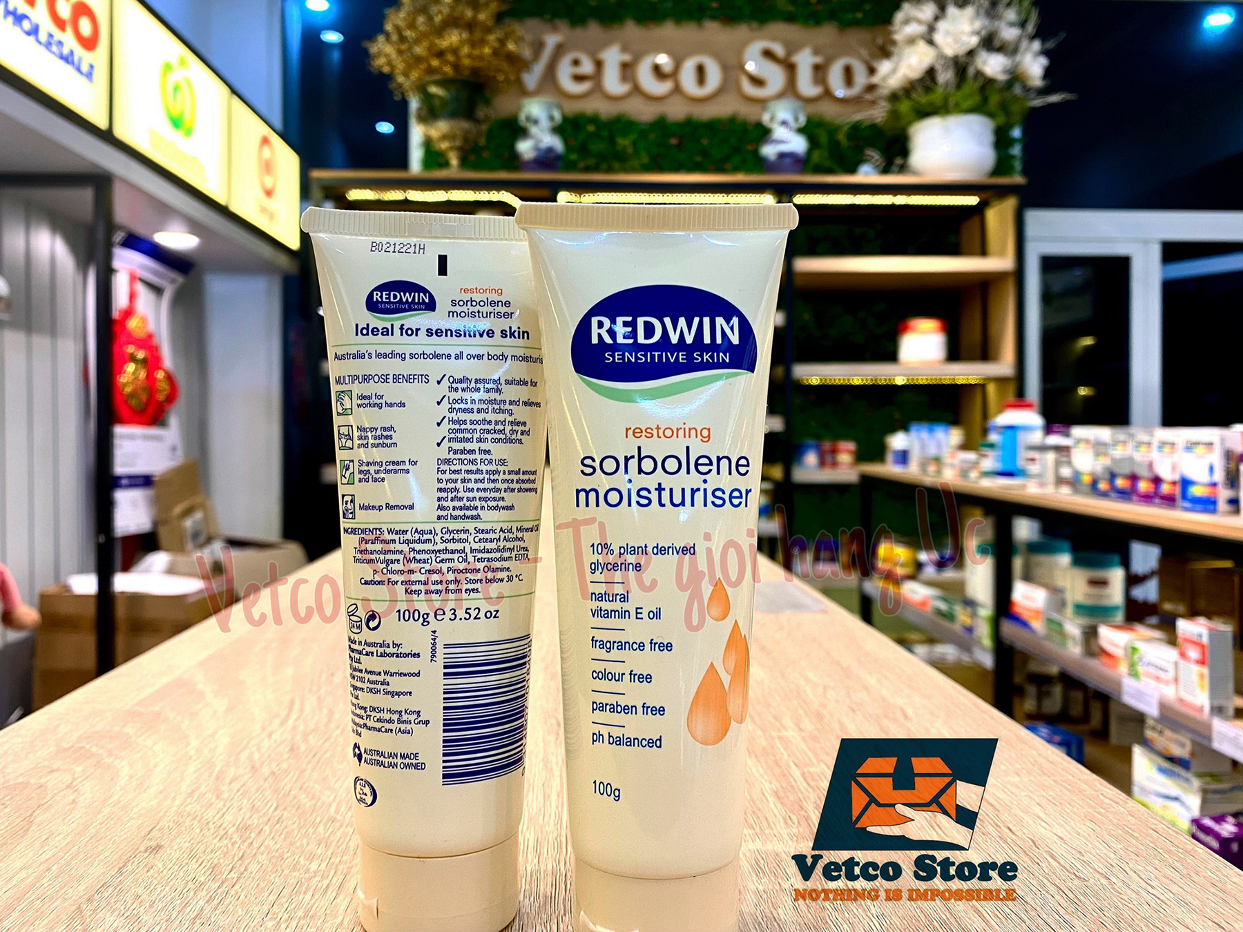 Redwin Sorbolene Cream With Vitamin E 100g