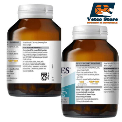 Blackmores Omega Double High Strength Fish Oil 90 Capsules1