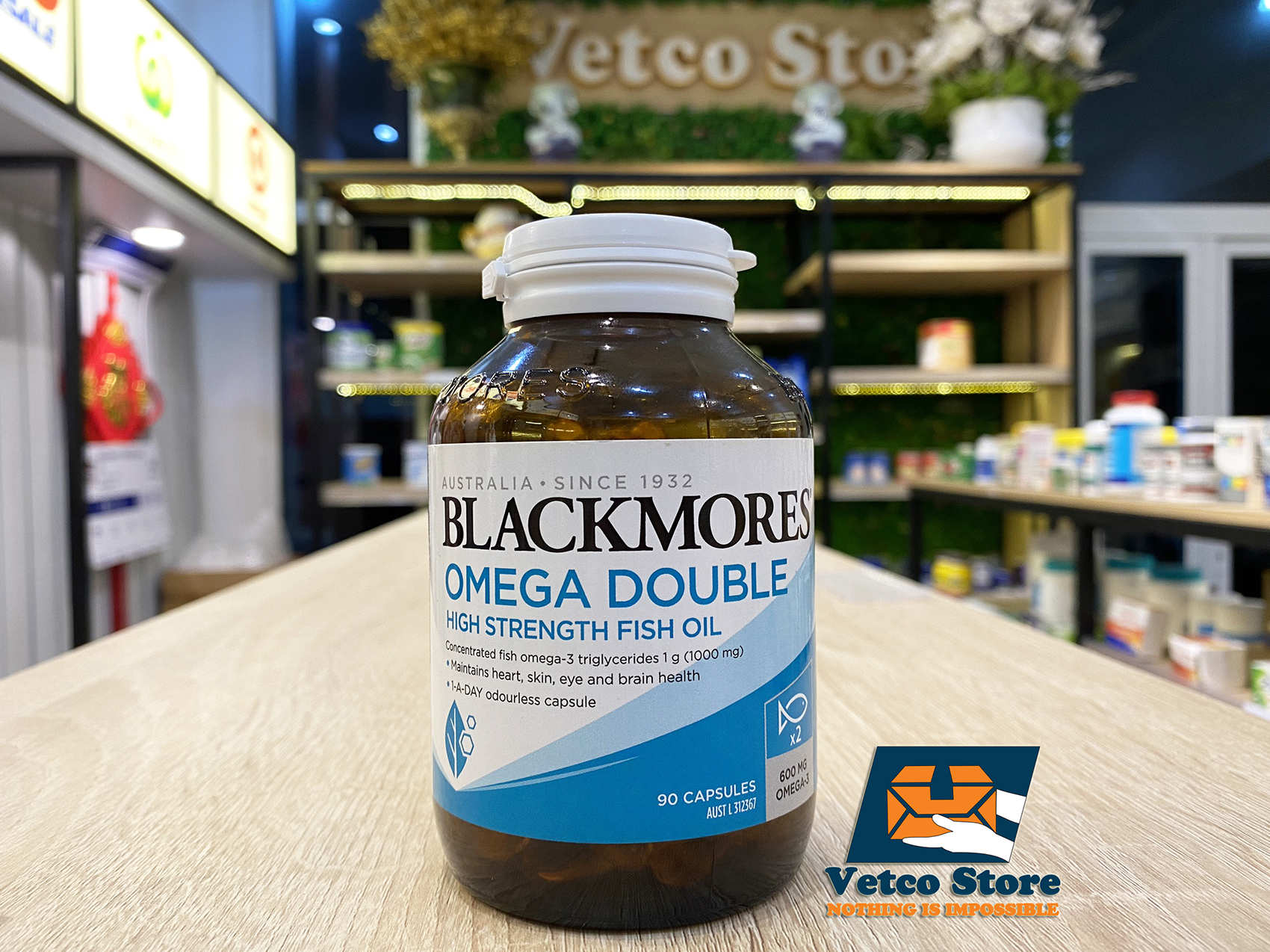 Blackmores Omega Double High Strength Fish Oil 90 Capsules2
