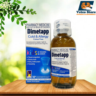 Dimetapp Cold & Allergy trị cảm lạnh dị ứng 200ml