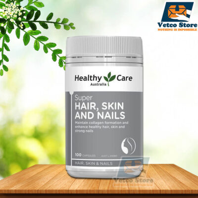 Viên Uống Hỗ Trợ Da, Tóc, Móng Healthy Care Super Hair Skin & Nail 100 Viên
