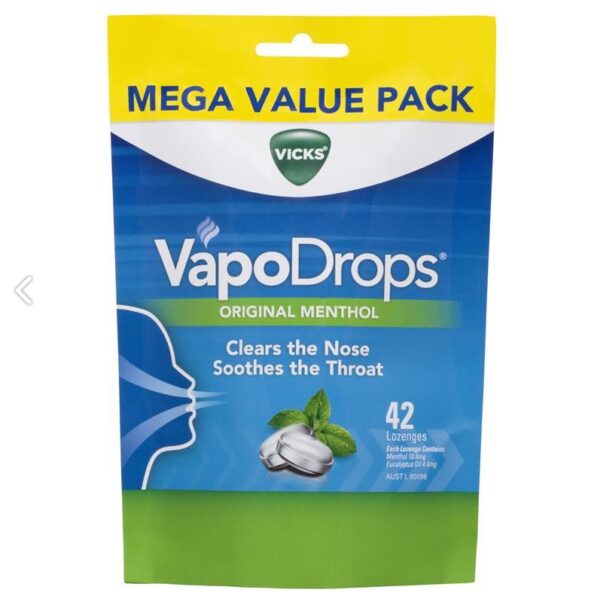 Kẹo ngậm VapoDrops Original Menthol 42v