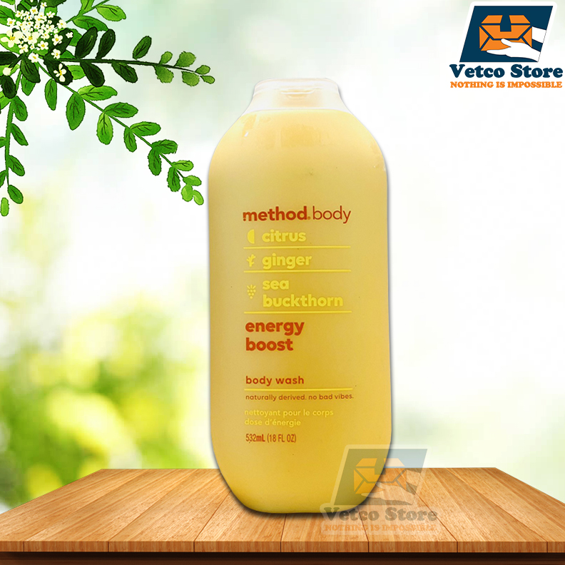 Sữa tắm Method Body Energy Boost 532mL