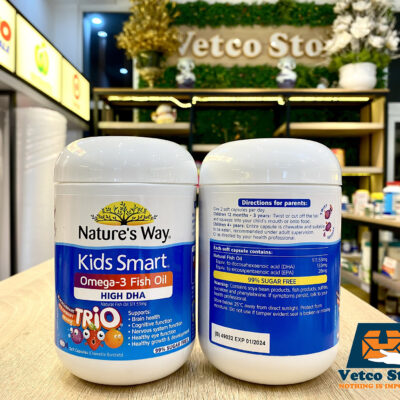 Natures Way Kids Smart Omega3 Fish Oil Trio 180 Capsules4