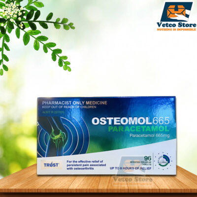 Thuốc giảm đau OSTEOMOL 665 Paracetamol 665mg hộp 96 viên
