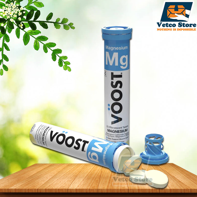 Viên Sủi Bổ Sung Magie Voost Magnesium 20 viên