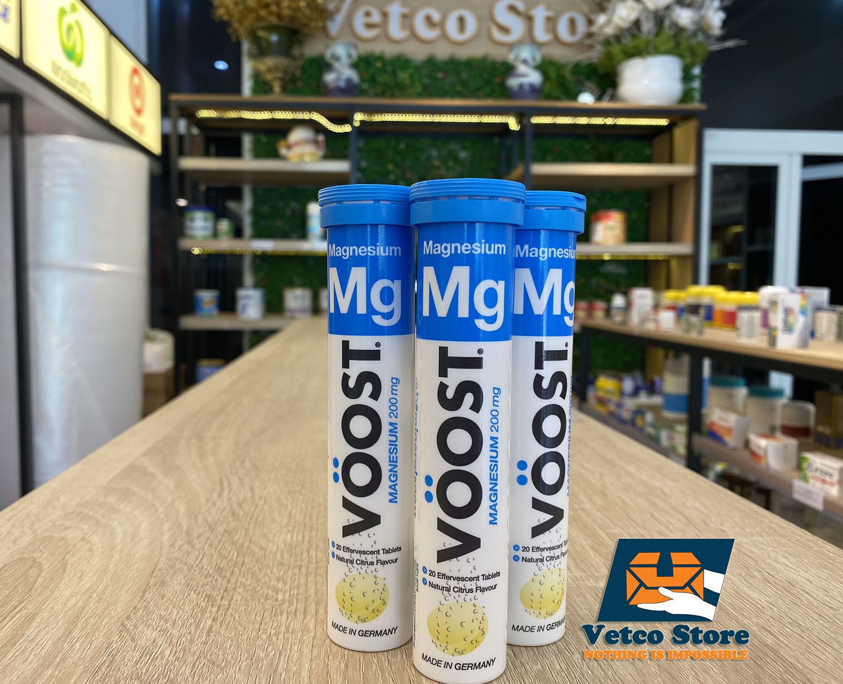 Sủi Magnesium Mg Voost Magnesium 200mg1