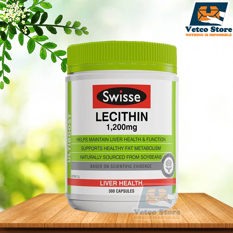 Mầm Đậu Nành Swisse Ultiboost Lecithin 1200mg 300 viên