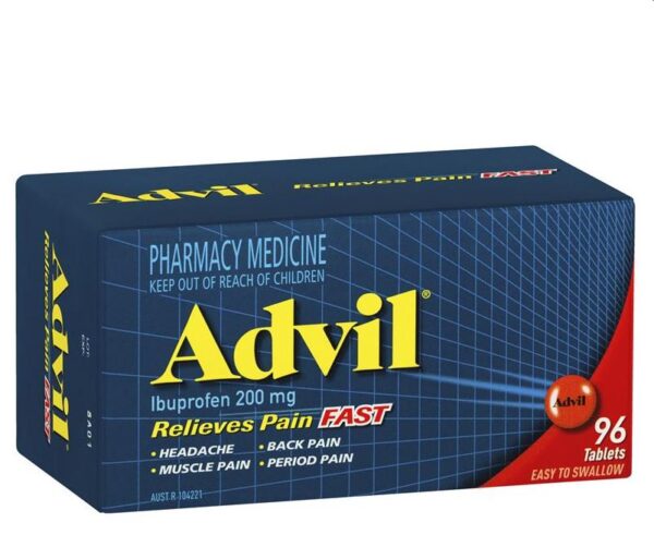 Thuốc giảm đau ADVIL Ibuprofen 200mg