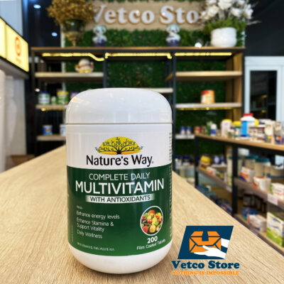 Viên uống Multivitamin with Antioxidants Natures Way 200v2